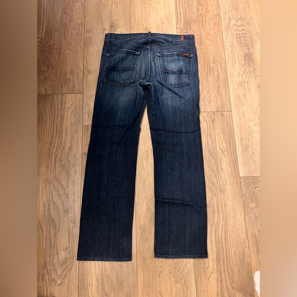 SEVEN FOR ALL MANKIND Men’s Jeans Mid-Wash Denim Size 31 “Austyn” - Picture 5 of 6